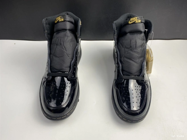 ‘black UrbanStyle 1237 patent gold’ high air 555088- jordan 1 og 0101